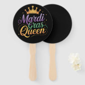 マルディグラスクイーンパレードコスチュームパーティー ハンドファン (正面&裏面)