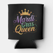 マルディグラスクイーンパレードコスチュームパーティー 缶クーラー (正面)