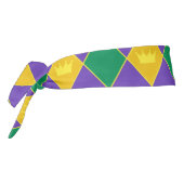 マルディグラスクラウンパターン タイヘッドバンド (回転270)