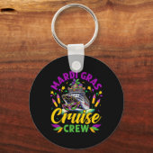 マルディグラスクルーズクルーツトリップニューオーリンズファミリーマット キーホルダー (正面)