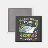 マルディグラスクルーズクルー2025マッチングスクエア マグネット (正面/裏面)