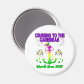 マルディグラスクルーズスクワッドクルーズチーム2022マッチング マグネット (正面/裏面)