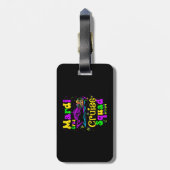 マルディグラスクルーズスクワッド2024ファミリーマッチングトリップ ラゲッジタグ (裏面縦)