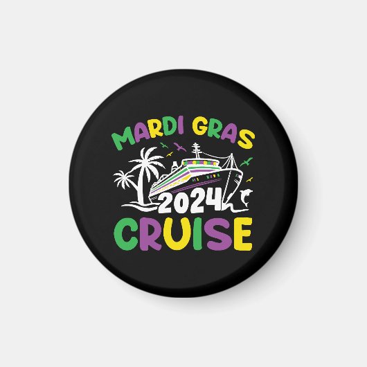 マルディグラスクルーズチーム マグネット (正面)