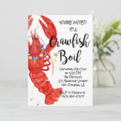 マルディグラスクロウフィッシュ招待状 招待状 (スタンド正面)