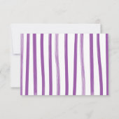 マルディグラスクロスラインガールおむつラッフルカード 招待状 (裏面)