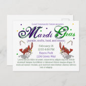 マルディグラスクロダズビール ポストカード (正面/裏面)