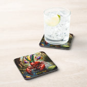 マルディグラスクロフィッシュ コースター (右側)