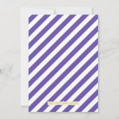 マルディグラスクロワベビーシャワー招待状 招待状 (裏面)