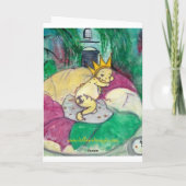 マルディグラスグリーティング カード (裏面)