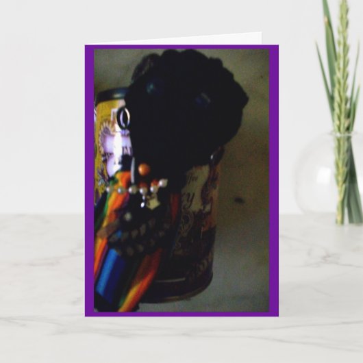 マルディグラスグリーティング カード (正面)