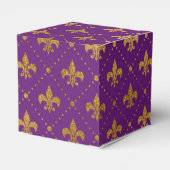 マルディグラスゴールデンエレガント(紋章の)フラ・ダ・リスクウェア フェイバーボックス (裏面サイド)