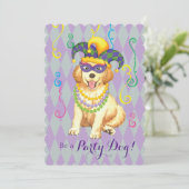 マルディグラスゴールデンレトリバー 招待状 (スタンド正面)