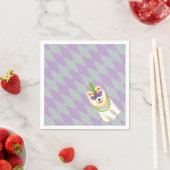 マルディグラスサモエイ スタンダードカクテルナプキン (インサイチュ)