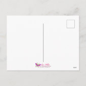 マルディグラスサードアイセラミック金ゴールドフェザーマスク シーズンポストカード (裏面)