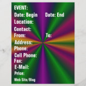 マルディグラスザクイーン チラシ (裏面)