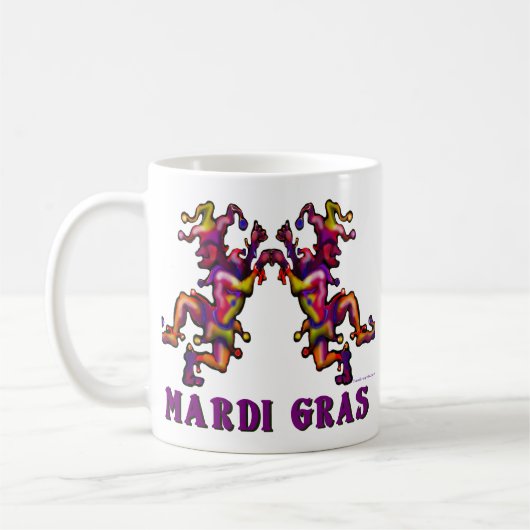 マルディグラスジェスターズ コーヒーマグカップ (左)