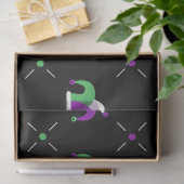 マルディグラスジェスターハットティッシュペーパー 薄葉紙 (ギフト)