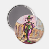 マルディグラスジェスター マグネット (正面/裏面)