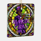 マルディグラスジャズ セラミックオーナメント (右)