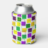 マルディグラススクウェアとアウトライン 缶クーラー (缶正面)