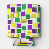 マルディグラススクウェアとアウトライン 缶クーラー (裏面)