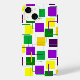 マルディグラススクウェアとアウトライン Case-Mate iPhone 14ケース