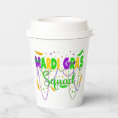 マルディグラススクワッドノーラニューオーリンズパレード 紙コップ (裏面)