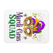 マルディグラススクワッド マグネット (横)