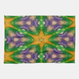 マルディグラススターズ キッチンタオル