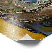 マルディグラススチームパンクパーティーアニマルアリゲーター フォトプリント            (角)