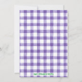 マルディグラスセカンド誕生日招待状 招待状 (裏面)