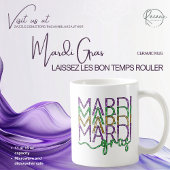 マルディグラスセラミックマグ コーヒーマグカップ