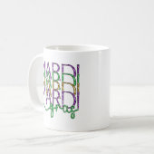 マルディグラスセラミックマグ コーヒーマグカップ (正面左)