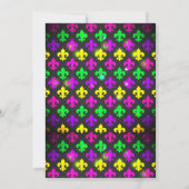 ，マルディグラスソイリーの招待状 招待状 (裏面)