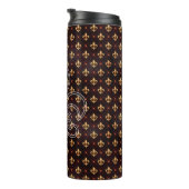 マルディグラスタンブラー，マルディグラス（紋章の）フラ・ダ・リ タンブラー (回転右)