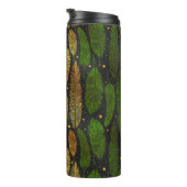 マルディグラスタンブラー，羽，マルディグラ国旗 タンブラー (回転右)