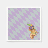 マルディグラスダシュント スタンダードカクテルナプキン (正面)