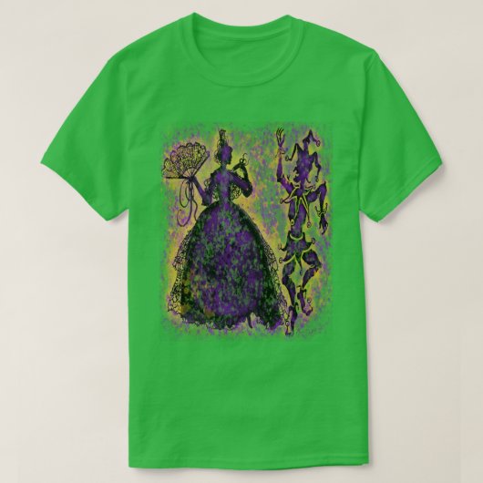 マルディグラスダンス Tシャツ (デザイン正面)