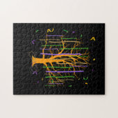 マルディグラスツリービーズニューオーリンズ2022水彩 ジグソーパズル (横)