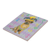 マルディグラステリ縁どアー タイル (側面)