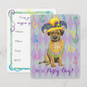 マルディグラステリ縁どアー 招待状 (正面/裏面)