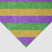 マルディグラスディアゴナルカラーストライプグリッターきらきら光る 薄葉紙 (詳細)