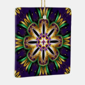 マルディグラスデザイン セラミックオーナメント (右)