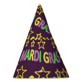 マルディグラスデザイン パーティーハット (右)