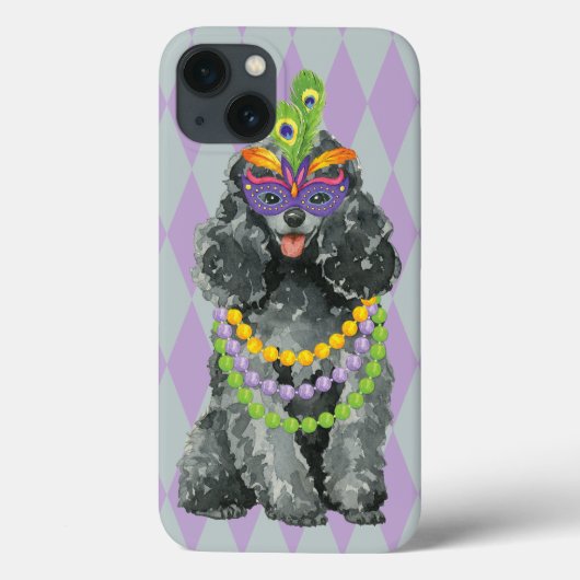 マルディグラストイプードル Case-Mate iPhoneケース (裏面)
