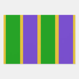 マルディグラストライプス紙シート ラッピングペーパーシート