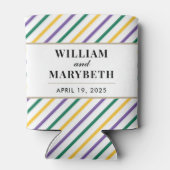 マルディグラストライプス結婚ズ 缶クーラー (裏面)