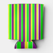 マルディグラストライプス 缶クーラー (正面)