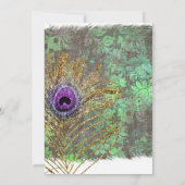 マルディグラストロピカルバースデーパーティーへの招待 招待状 (裏面)